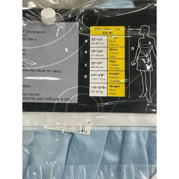 Disney By Disguise Alice Wonderland Adult Costume Size Juniors 4-6 - Picture 7 of 8